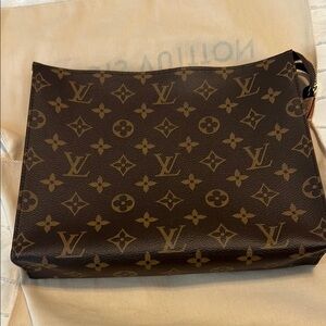 Louis Vuitton Brown Monogram Pouch toiletry 26